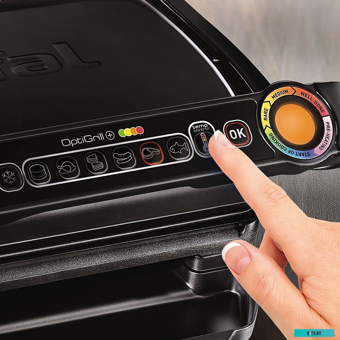 GC714834 Электрогриль Tefal Optigrill+ GC714834,  черный
