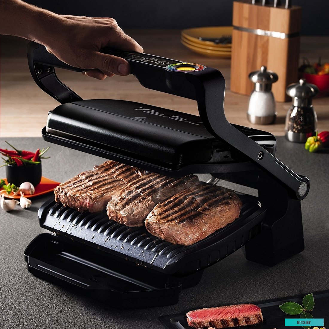 GC714834 Электрогриль Tefal Optigrill+ GC714834,  черный
