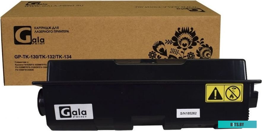 Тонер-картридж GP-TK-130/132/134 для Kyocera Mita FS-1300D/1300DN/FS-1028MFP/1028MFP DP/1128MFP 7200 копий GalaPrint