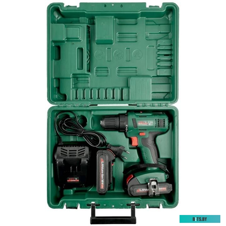 Дрель-шуруповерт DWT ABS-18 L-2 BMC (с 2-мя АКБ, кейс)