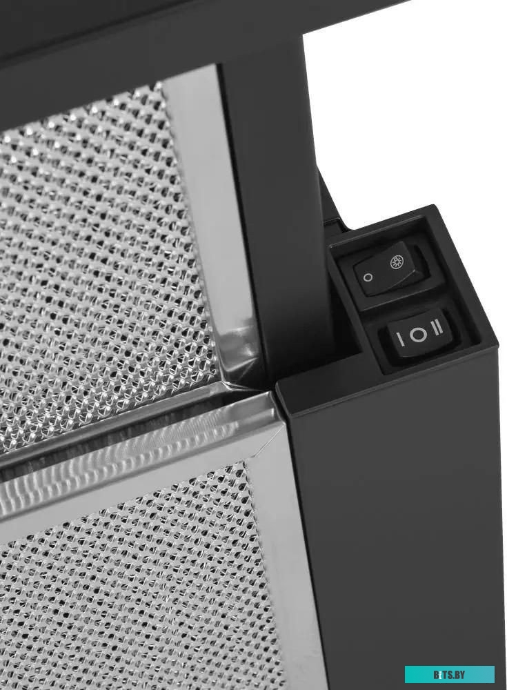 КА-00022041 Встраиваемая вытяжка MAUNFELD Clyde 50, управление кулисные переключатели, черный [ка-00022041]