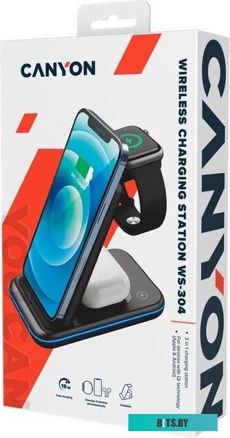 Беспроводное зарядное устройство CANYON WS-304 (CNS-WCS304B)