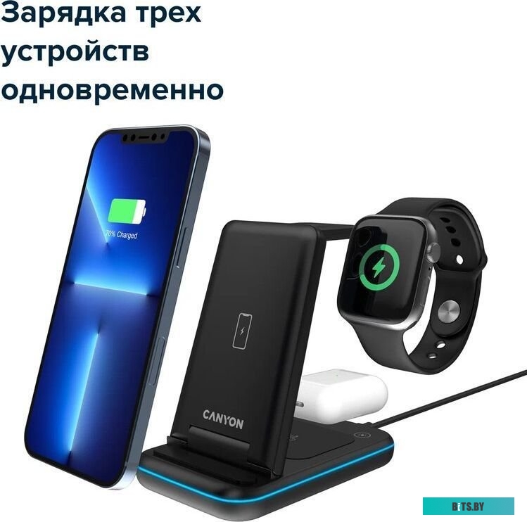 Беспроводное зарядное устройство CANYON WS-304 (CNS-WCS304B)