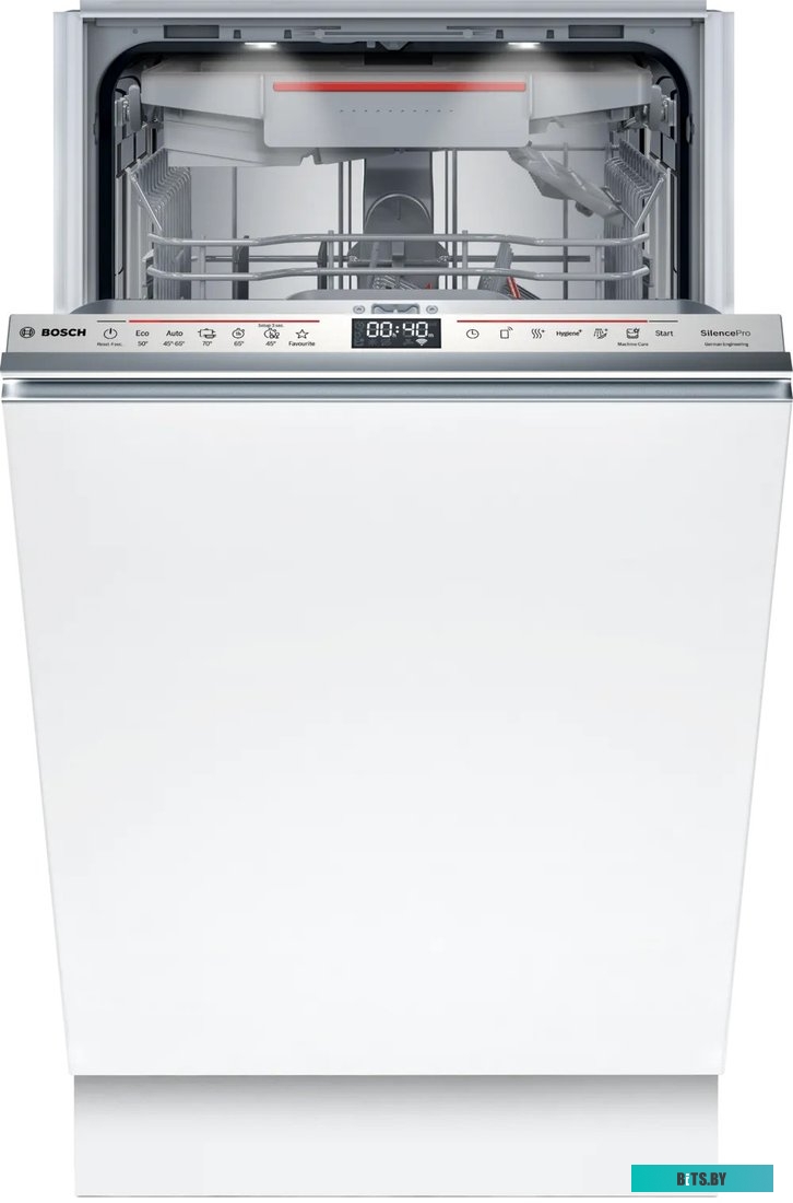 SPV6EMX76Q Встраиваемая посудомоечная машина Bosch, узкая, 10 комплектов, 10 программ, 6 температурных режимов, электронное управление, дисплей, Aquas