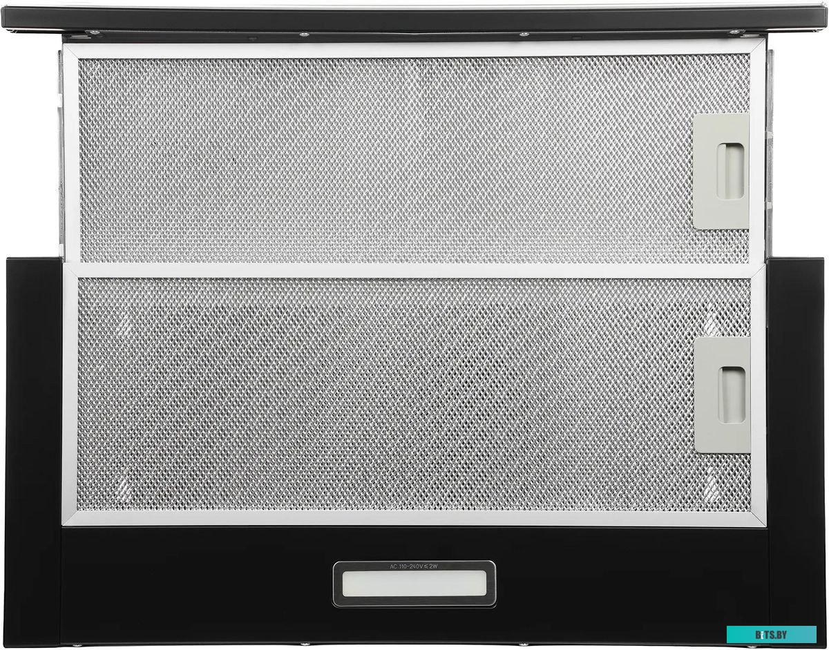 HBH 6230 BK Встраиваемая вытяжка Hyundai HBH 6230 BK, управление кулисные переключатели, черный