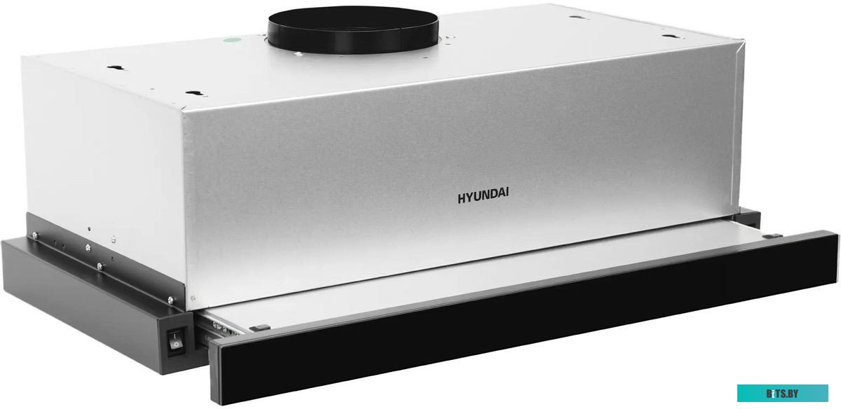 HBH 6230 BK Встраиваемая вытяжка Hyundai HBH 6230 BK, управление кулисные переключатели, черный