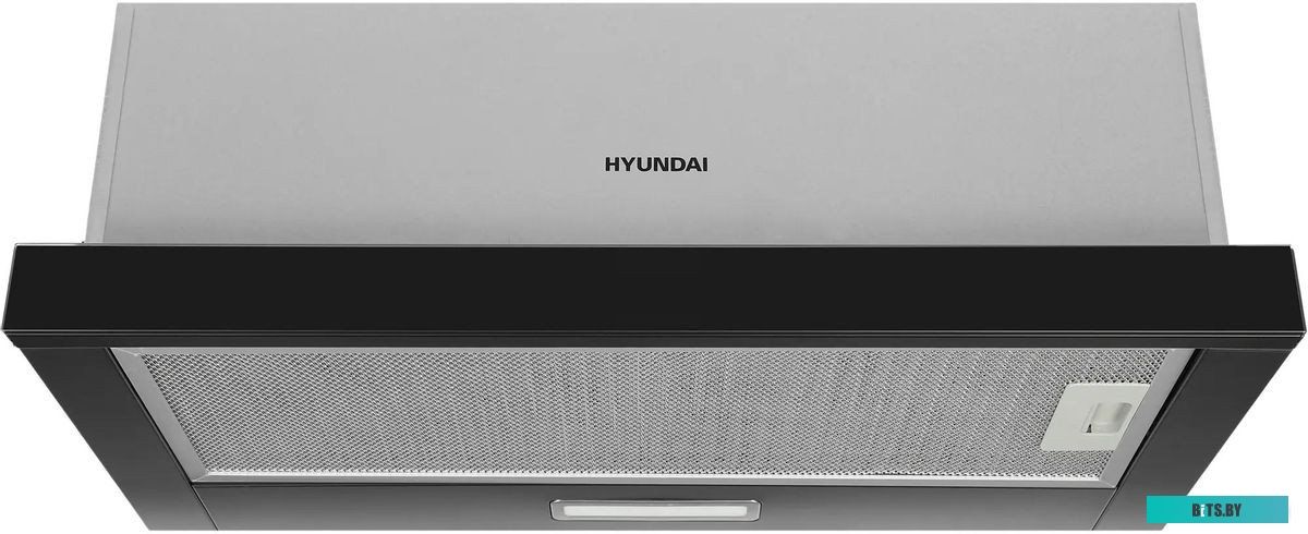HBH 6230 BK Встраиваемая вытяжка Hyundai HBH 6230 BK, управление кулисные переключатели, черный