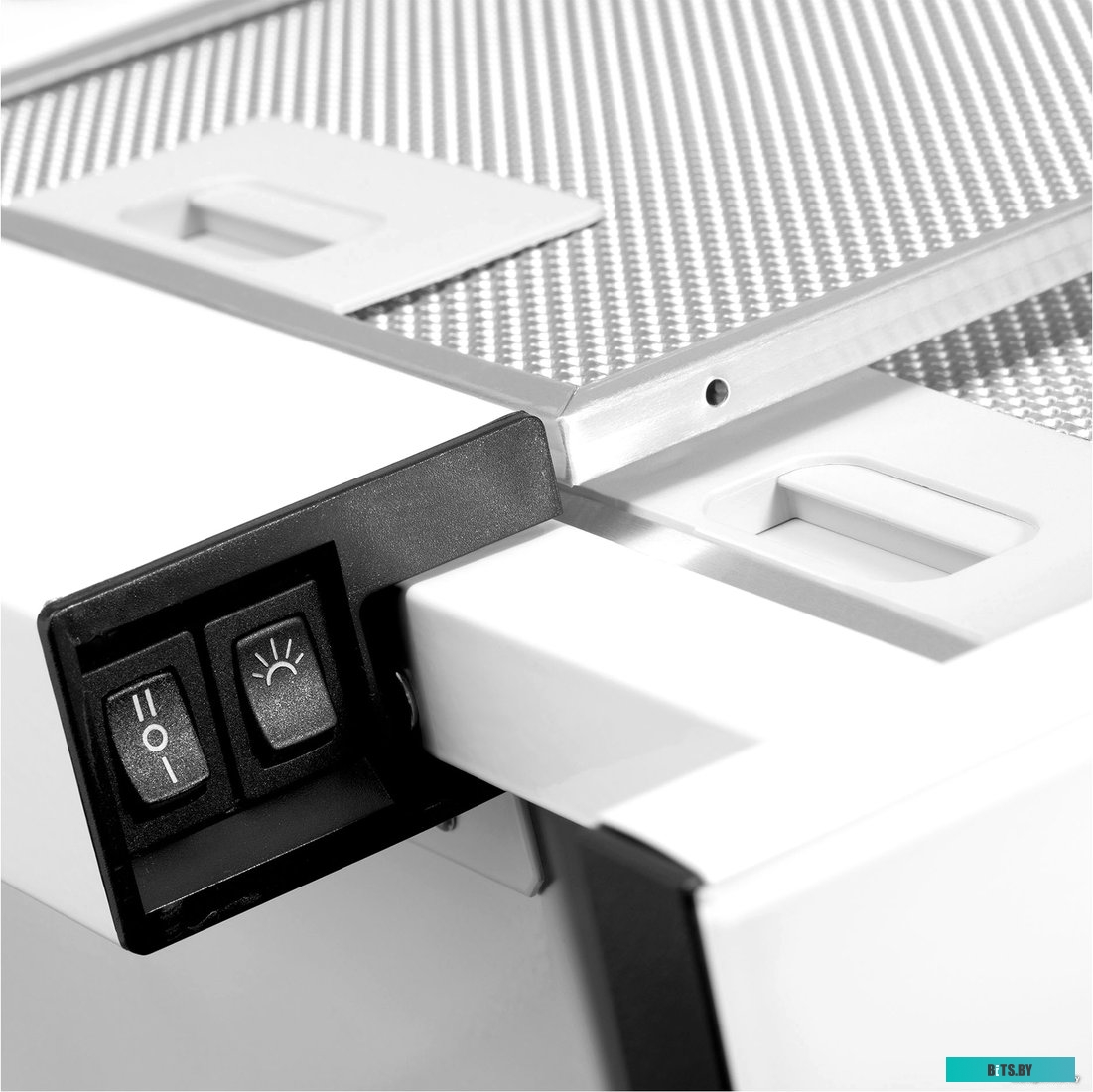 HBH 6236 WG Встраиваемая вытяжка Hyundai HBH 6236 WG, управление кулисные переключатели, белый