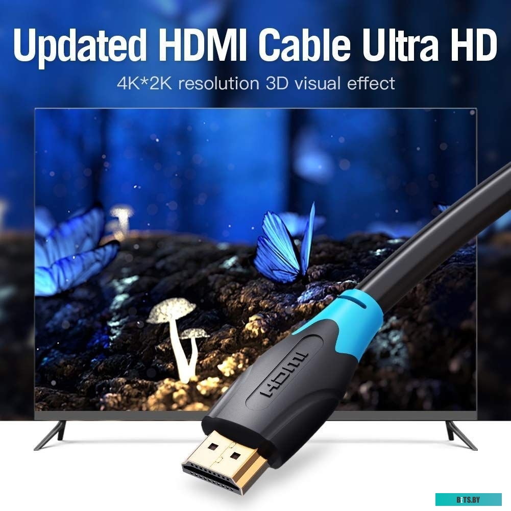 Кабель Vention HDMI High speed v2.0 with Ethernet 19M/19M AACBI