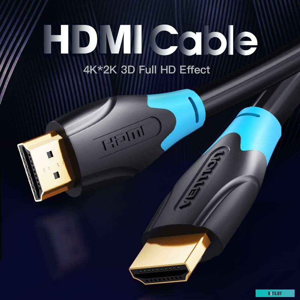 Кабель Vention HDMI High speed v2.0 with Ethernet 19M/19M AACBI