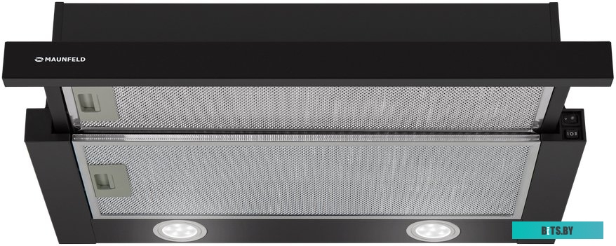 УТ000010898 Встраиваемая вытяжка MAUNFELD VS FAST Glass 60, управление кулисные переключатели, черный [ут000010898]