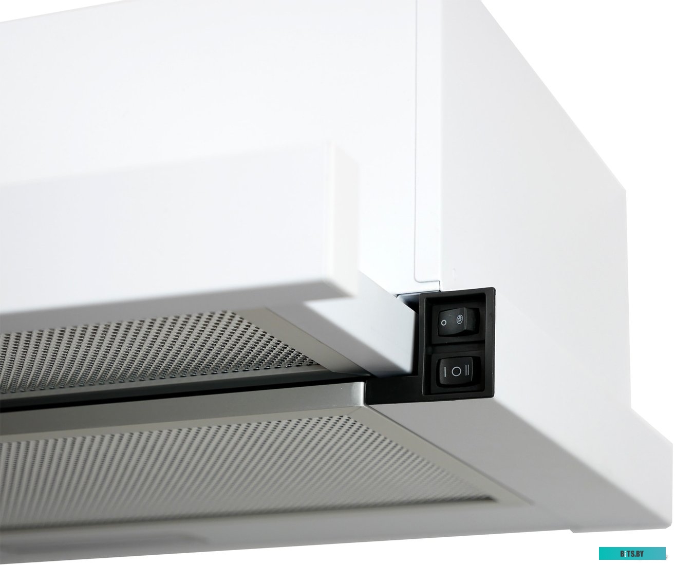 CHAT000080 Встраиваемая вытяжка LEX Hubble 2M 600, управление кнопочное, 2 мотора, белый [chat000080]