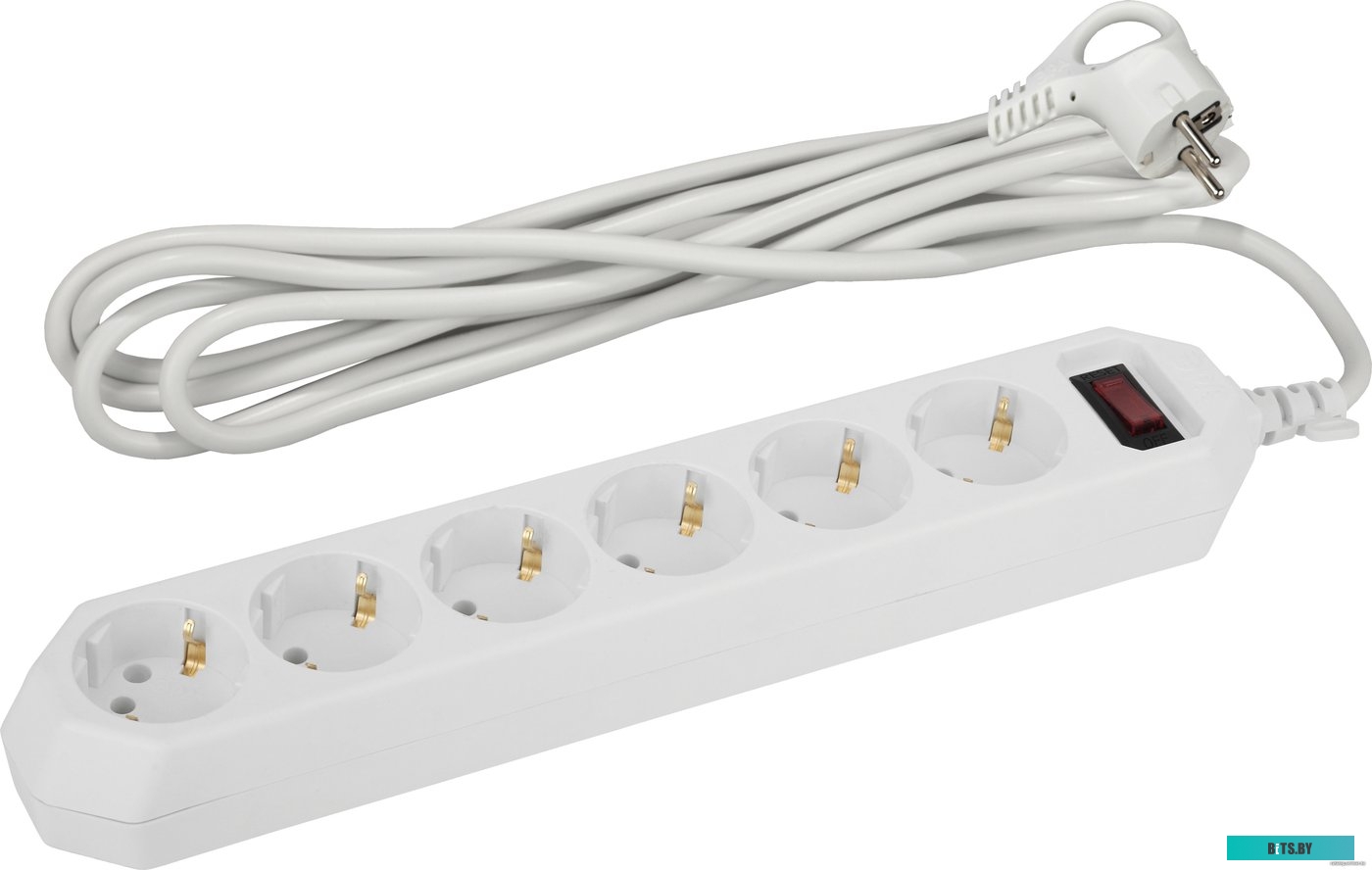 Сетевой фильтр Эра USF-6es-5m-W-BOX <Б0037264>