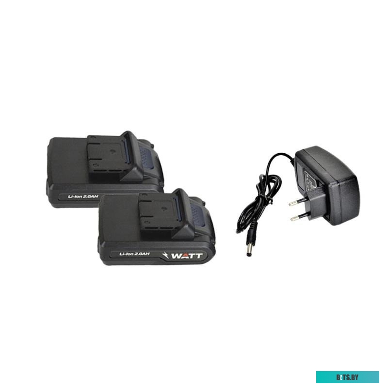 Дрель-шуруповерт WATT WAS-18 Li-2 1.018.031.12 (с 2-мя АКБ, кейс)