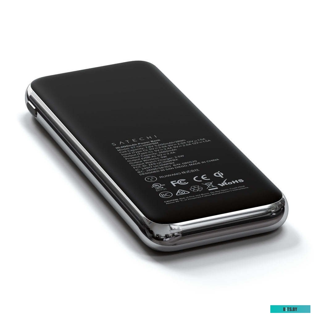Внешний аккумулятор Satechi Quatro Wireless Power Bank, 10000 мАч, ST-UC10WPBM