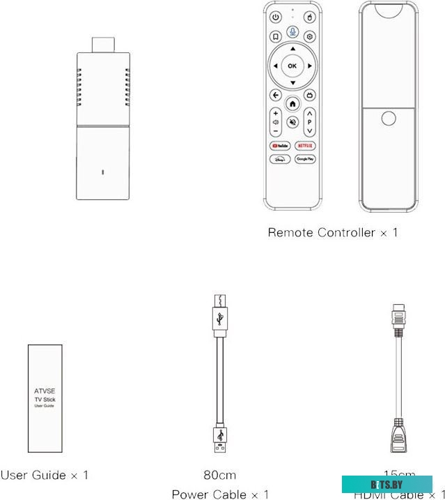 Смарт-приставка Miru N5 Nova Stick 2ГБ/16ГБ