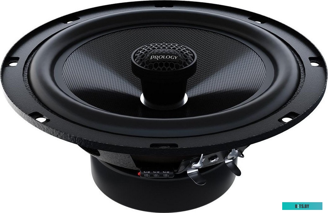 PRPS165 Колонки автомобильные Prology PS-165 180Вт 89дБ 4Ом 16см (6.5дюйм) (ком.:2кол.) коаксиальные двухполосные