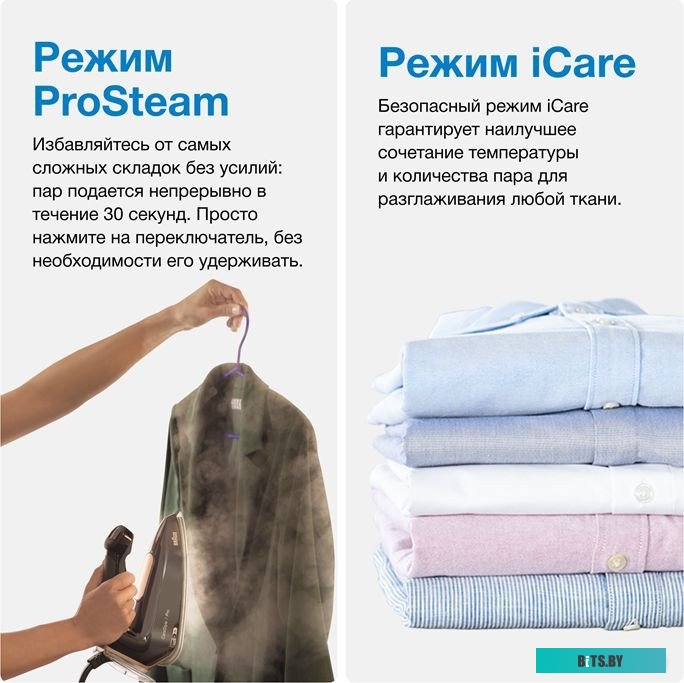 0128803002 Парогенератор Braun IS3157BL 2400Вт синий/белый