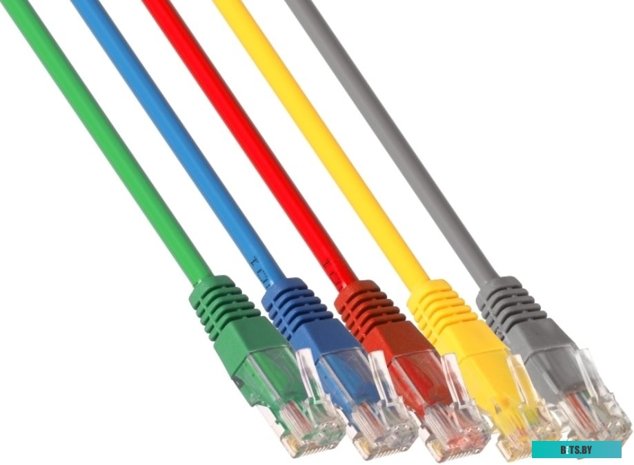 UTP-5E-0,5M-BL Патч-корд Buro UTP 4 пары cat5E CCA molded 0.5м голубой RJ-45 (m)-RJ-45 (m)