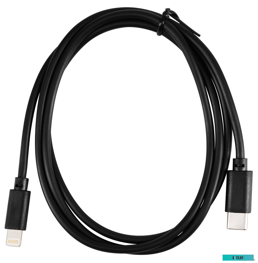 Кабель Buro USB Type-C Lightning PD18W (1 м, черный) <1503797>