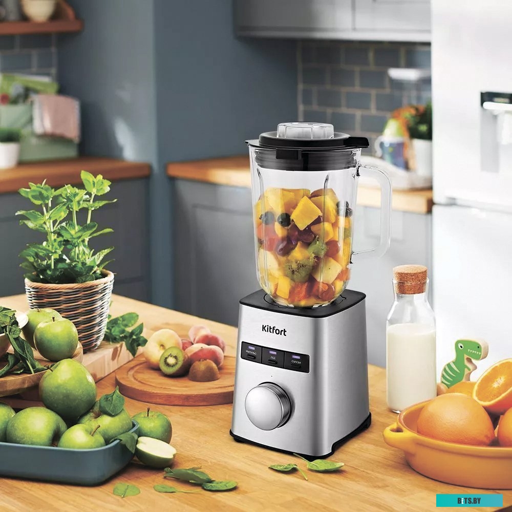 КТ-3675 Электрогриль KitFort КТ-3675,  серебристый и черный