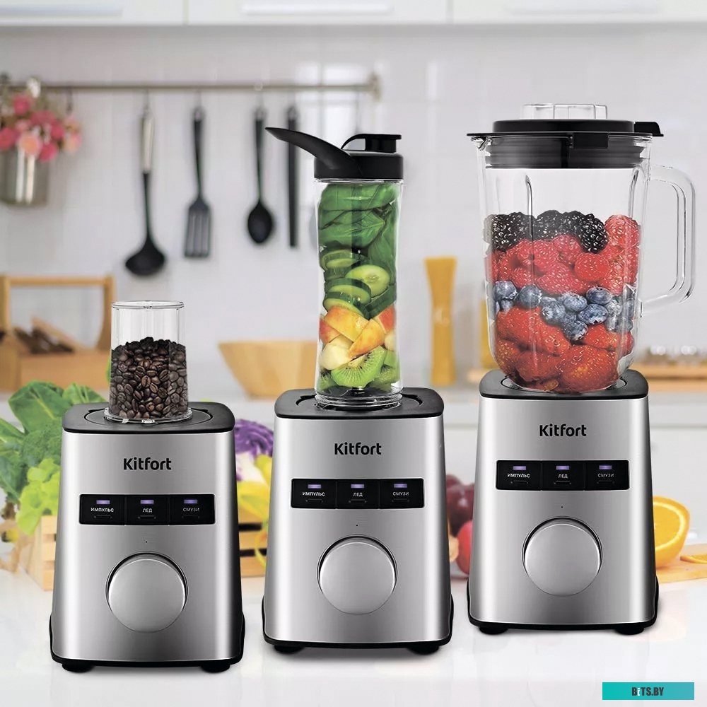 КТ-3675 Электрогриль KitFort КТ-3675,  серебристый и черный