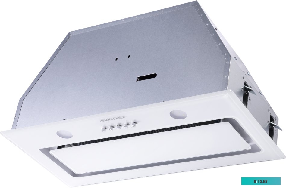 КА-00014214 Встраиваемая вытяжка MAUNFELD Trapeze 601GG, управление кнопочное, белый [ка-00014214]