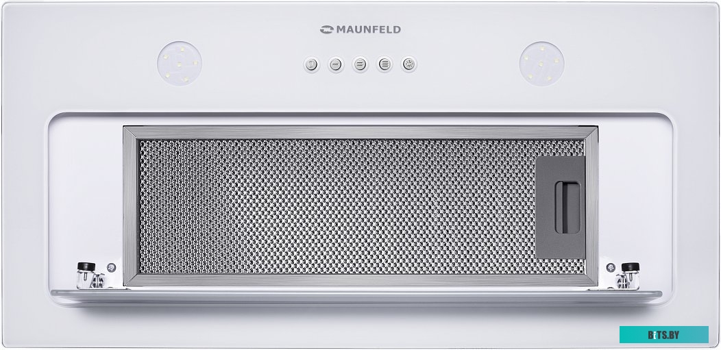 КА-00014214 Встраиваемая вытяжка MAUNFELD Trapeze 601GG, управление кнопочное, белый [ка-00014214]