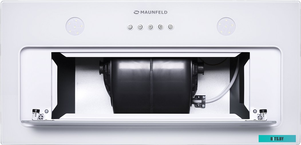 КА-00014214 Встраиваемая вытяжка MAUNFELD Trapeze 601GG, управление кнопочное, белый [ка-00014214]