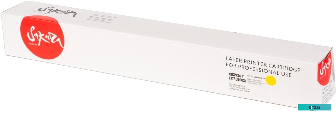 Картридж Sakura Printing SACEXV34Y (аналог Canon C-EXV34 Yellow)