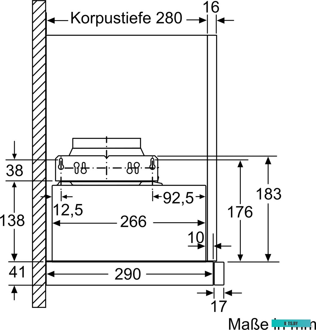 DFL064A52 Вытяжка встраиваемая DFL064A52 BOSCH