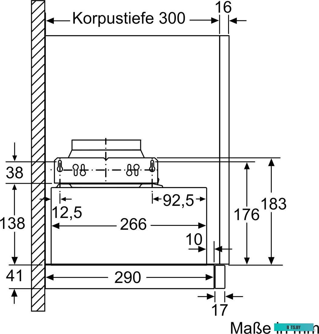 DFL064A52 Вытяжка встраиваемая DFL064A52 BOSCH