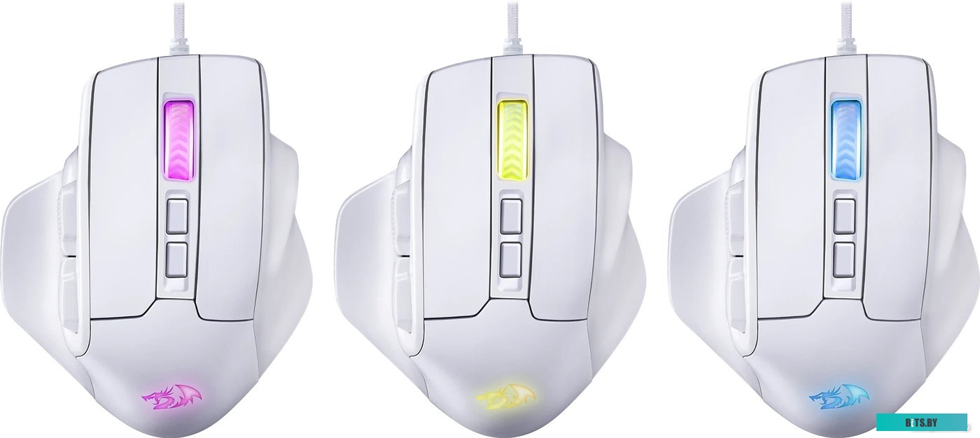 Мышка Redragon Bullseye White RGB 71861.