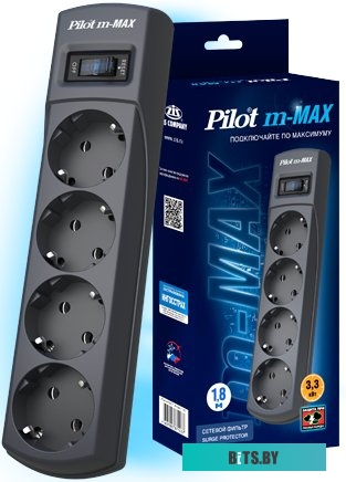Сетевой фильтр (удлинитель) ZIS Pilot m-Max
