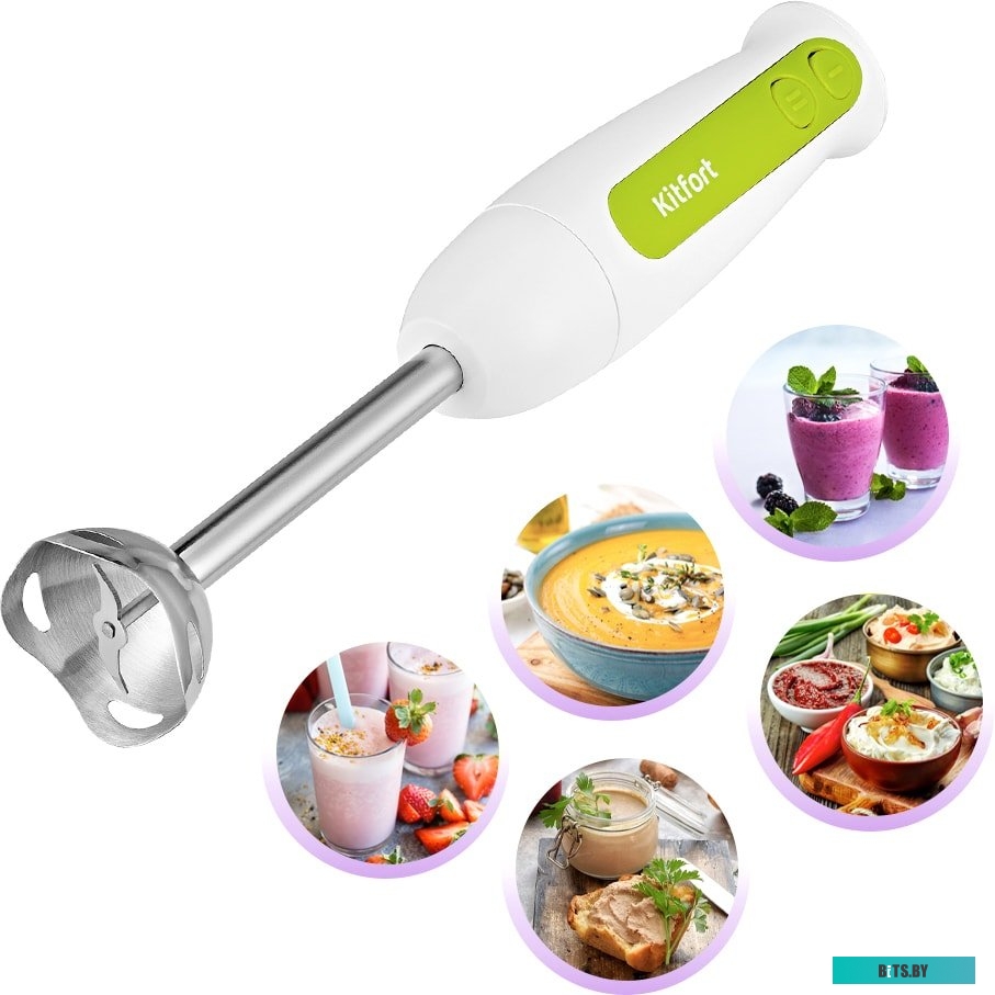 KT-3051-2 Блендер погружной Kitfort KT-3051-2 (бело-салатовый)