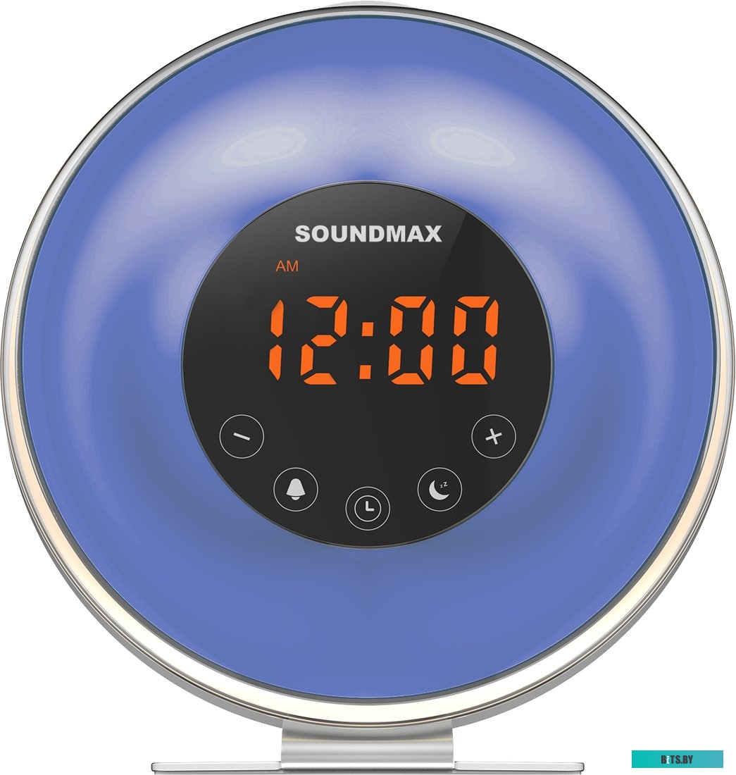 SM-1596 Радиочасы Soundmax SM-1596 (белый) Тип дисплея светодиодный / Высота символов 0,8' (2 см) / Индикация дисплея янтарная / Режимы яркости диспле