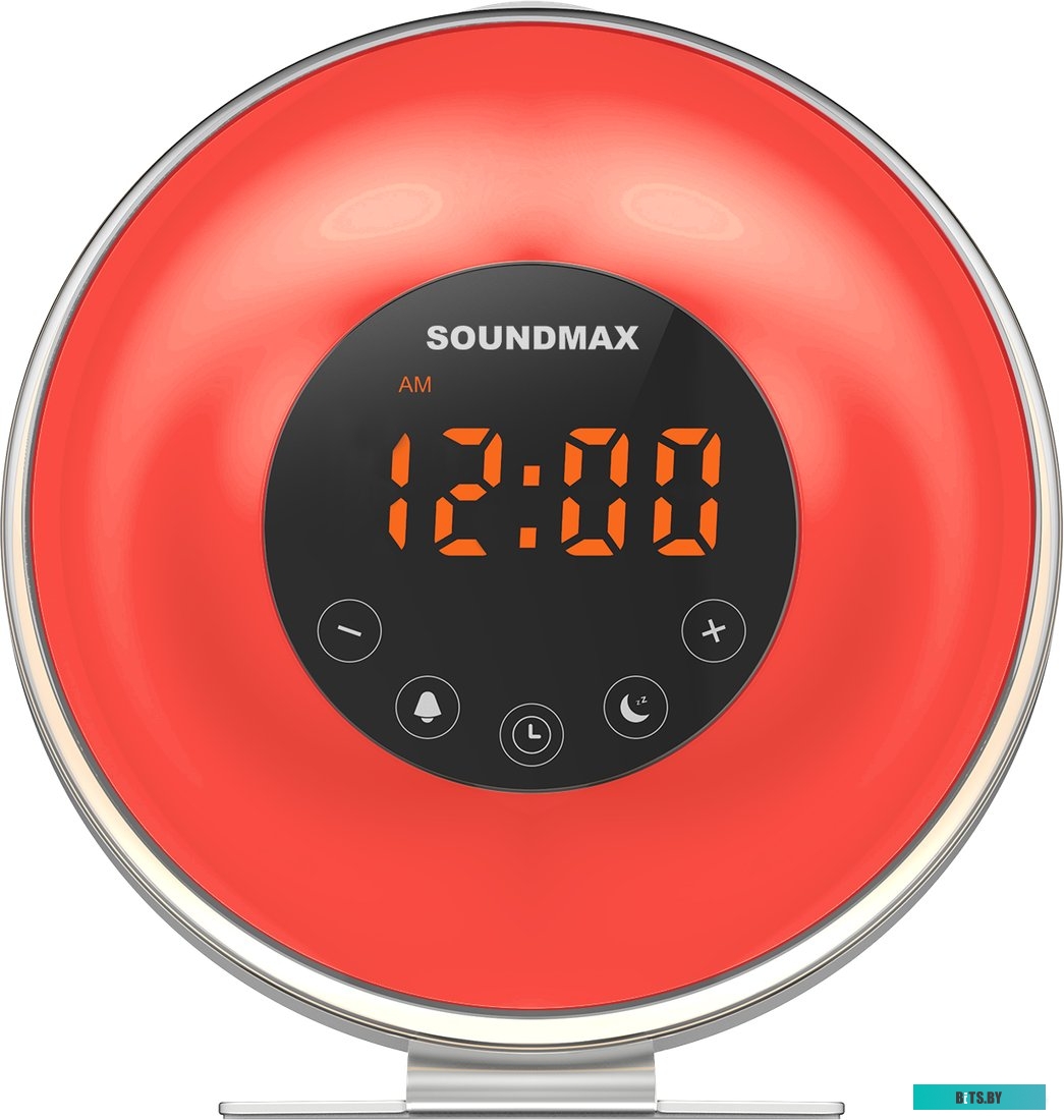 SM-1596 Радиочасы Soundmax SM-1596 (белый) Тип дисплея светодиодный / Высота символов 0,8' (2 см) / Индикация дисплея янтарная / Режимы яркости диспле