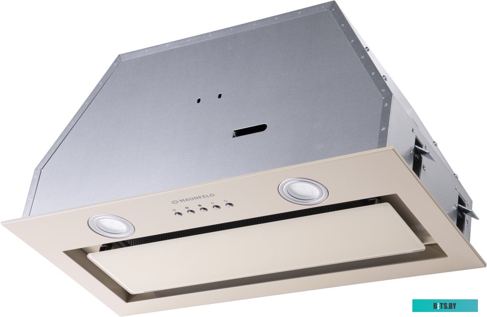 КА-00014013 Встраиваемая вытяжка MAUNFELD Crosby Power 50, управление кнопочное, нержавеющая сталь [ка-00014013]