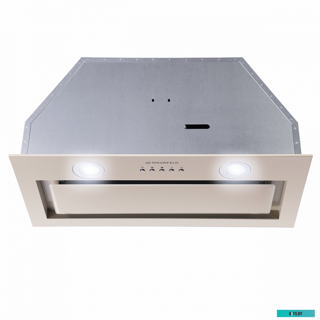 КА-00014013 Встраиваемая вытяжка MAUNFELD Crosby Power 50, управление кнопочное, нержавеющая сталь [ка-00014013]