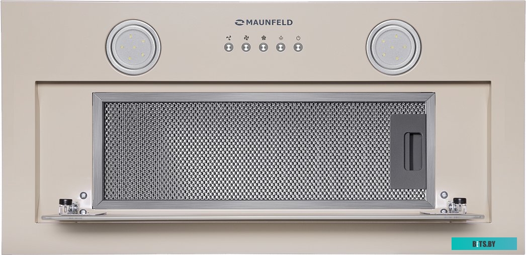 КА-00014013 Встраиваемая вытяжка MAUNFELD Crosby Power 50, управление кнопочное, нержавеющая сталь [ка-00014013]