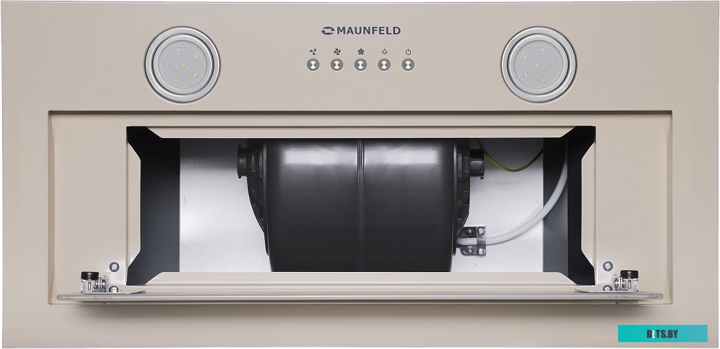 КА-00014013 Встраиваемая вытяжка MAUNFELD Crosby Power 50, управление кнопочное, нержавеющая сталь [ка-00014013]