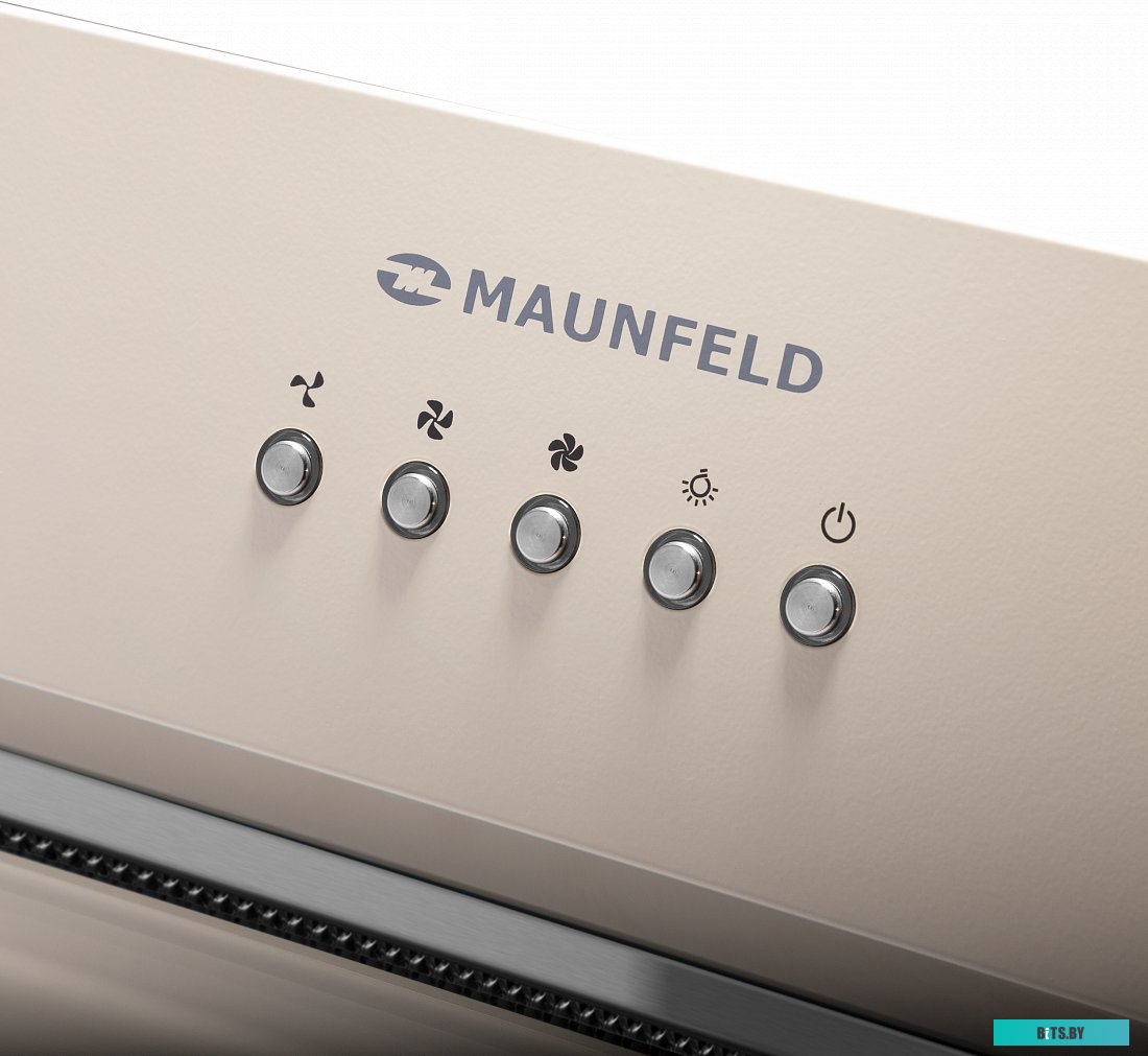 КА-00014013 Встраиваемая вытяжка MAUNFELD Crosby Power 50, управление кнопочное, нержавеющая сталь [ка-00014013]