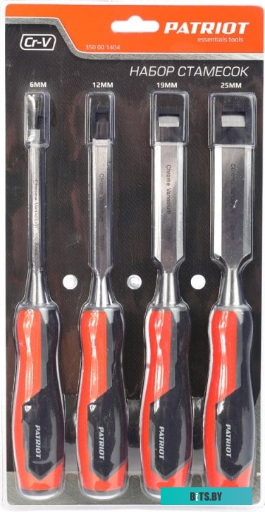 Набор стамесок Patriot 350001404 (4 предмета)