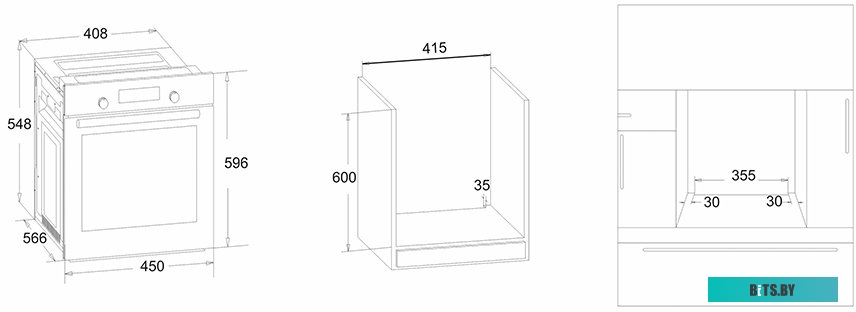B4EM56016 Духовой шкаф Simfer B4EM56016,  нержавеющая сталь/черный