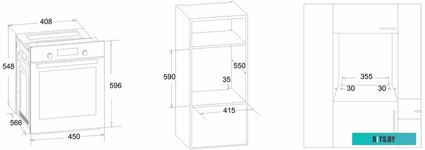 B4EM56016 Духовой шкаф Simfer B4EM56016,  нержавеющая сталь/черный