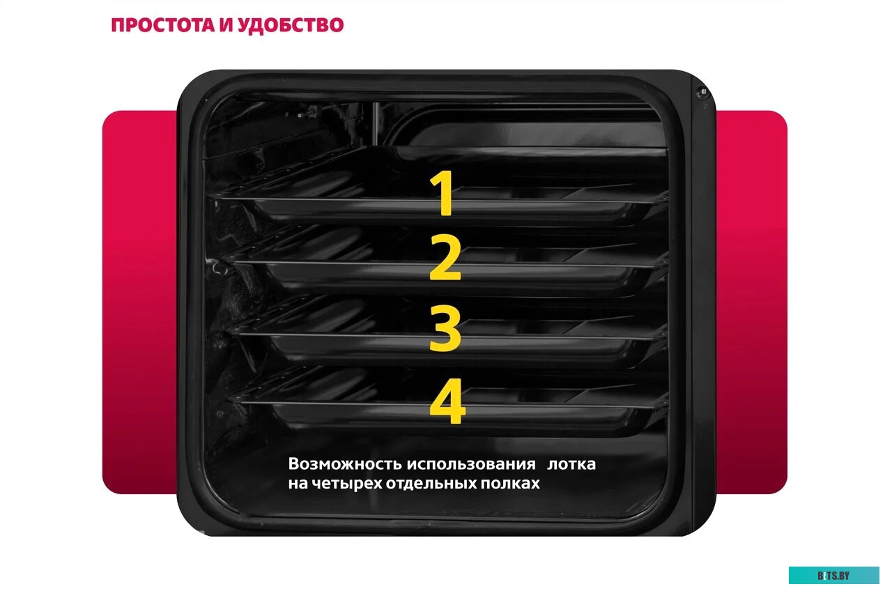 B4EM56016 Духовой шкаф Simfer B4EM56016,  нержавеющая сталь/черный