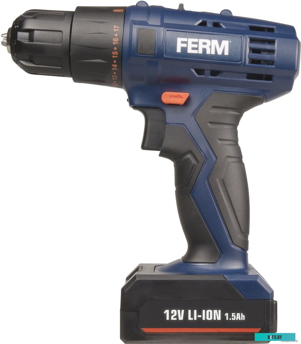 Дрель-шуруповерт Ferm CDM1119 (с 2-мя АКБ, кейс)