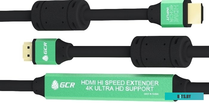 GCR-54747 GCR Удлинитель 1.5m USB AM/AF крепление под винт, черный, GCR-54747