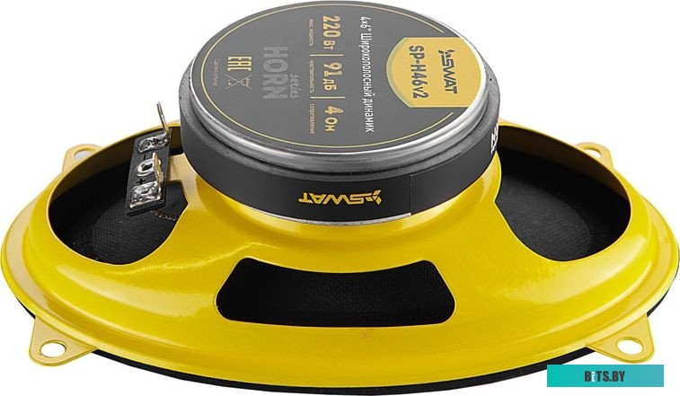SWAT SP-H46V2 Колонки автомобильные Swat Horn SP-H46v2 (без решетки) 220Вт 91дБ 4Ом 10x15см (4x6дюйм) (ком.:2кол.) широкополосные однополосные