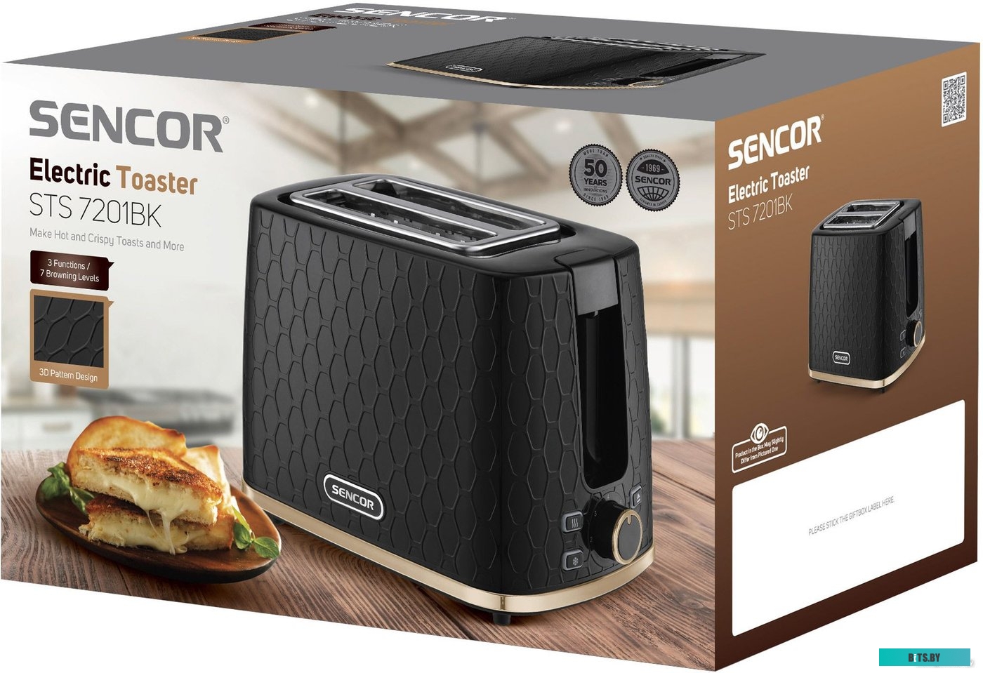 STS 7201BK Тостер Sencor STS 7201BK